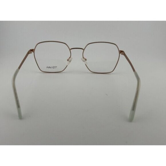 Toplook - Black & Rose Gold Rexton 54-18-140 A4 Metal Eyeglass Frames - Picture 3 of 7